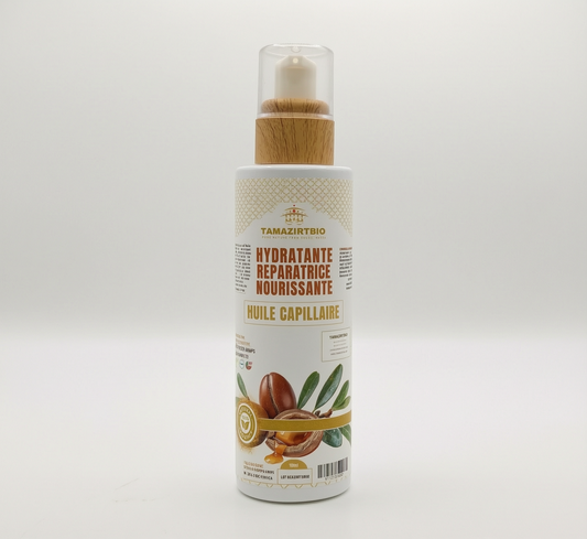 Huile Capillaire 3-en-1 : Hydratation, Réparation & Nutrition Intense