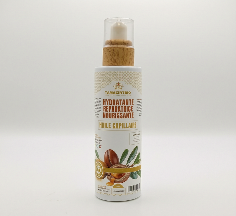 Huile Capillaire 3-en-1 : Hydratation, Réparation & Nutrition Intense